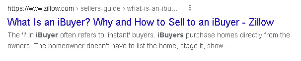 zillow ibuyer program