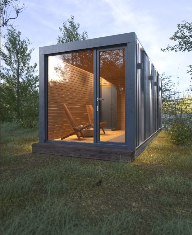 container sauna